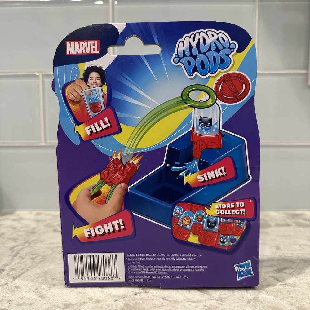 Hasbro | Toys | Marvel Hydro Pods Starter Pack Water Action Figure Toy ...
